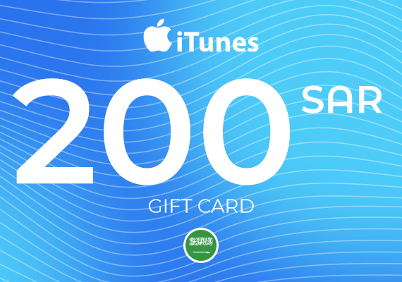 Apple iTunes Gift Card 200 SAR Key - SAUDI ARABIA